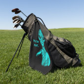 Serviette De Golf Mauvais Alien, Tu es le prochain ! (Vert)