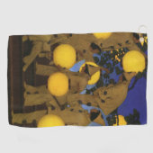 Serviette De Golf Maxfield Parrish Les Porteuses de Lanternes 1908 V (Horizontal)