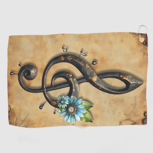 Serviette De Golf Mechanical  clef  (Horizontal)