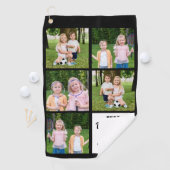Serviette De Golf Meilleur BONUS DAD Ever Golfer Custom 5 Photo Coll (En situation)