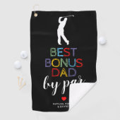 Serviette De Golf Meilleur Bonus Papa By Par Golf Towne (En situation)