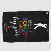 Serviette De Golf Meilleur Bonus Papa By Par Golf Towne (Horizontal)
