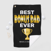 Serviette De Golf Meilleur Bonus Papa Ever Golf Serviette (En situation)