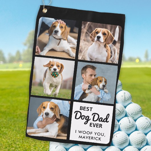 Serviette De Golf Meilleur CHIEN DAD Ever - Golfer - Personnalisé 5 