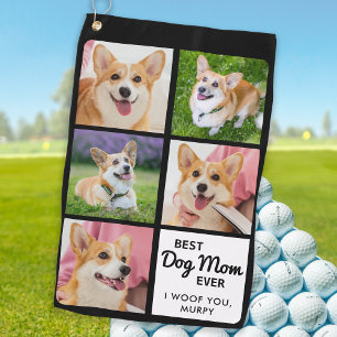 Serviette De Golf Meilleur CHIEN MOM Ever - Golfeur - Personnalisé 5