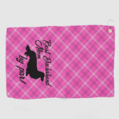 Serviette De Golf Meilleur Dachshund Maman Par Par Funny Golf Servie (Horizontal)