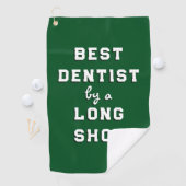 Serviette De Golf Meilleur Dentist Cadeau Golf Serviette (En situation)