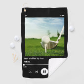 Serviette De Golf Meilleur Golfer Grandpa Chanson Couverture Anniver (En situation)