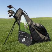 Serviette De Golf Meilleur Golfer Grandpa Chanson Couverture Anniver (Vert)