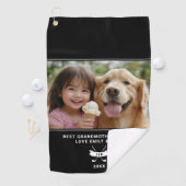 Serviette De Golf Meilleur Grand-Mère Par Par Par Funny Golfer Photo (En situation)