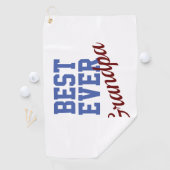 Serviette De Golf Meilleur Grand-Père (En situation)