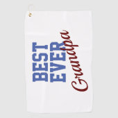 Serviette De Golf Meilleur Grand-Père (Devant)