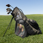 Serviette De Golf Meilleur Grand-Père Ever Pro Golfer Grandad Modern (Vert)