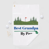 Serviette De Golf Meilleur Grand-Père Par Par (En situation)