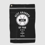 Serviette De Golf Meilleur Grand-Père Par Par Modern Golfgolf Lover  (Devant)