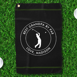 Serviette De Golf Meilleur Grand-Père Par Par Personnalisé Nom Golfe