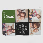 Serviette De Golf Meilleur grand-père personnalisé par Par cadeau ph (Horizontal)