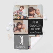 Serviette De Golf Meilleur grand-père personnalisé par Par cadeau ph (En situation)