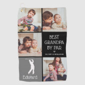 Serviette De Golf Meilleur grand-père personnalisé par Par cadeau ph (Devant)