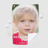 Serviette De Golf Meilleur Grand-Père Photo (En situation)