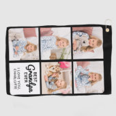 Serviette De Golf Meilleur GRANDPA jamais - Golfer - Personnalisé 5  (Horizontal)