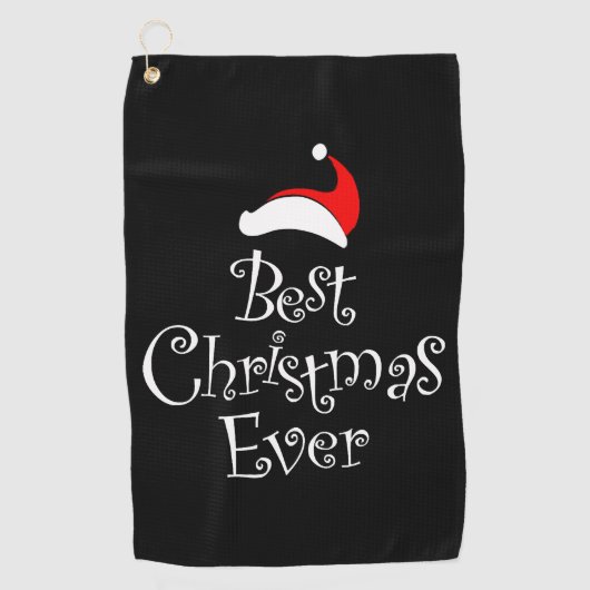 Serviette De Golf Meilleur Noël jamais (Devant)