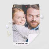 Serviette De Golf Meilleur Oncle Niece Nephew Photo (En situation)