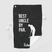Serviette De Golf Meilleur Oncle Par Golfeur (En situation)