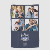 Serviette De Golf Meilleur Oncle Par Par Photos Personnalisées Servi (Devant)