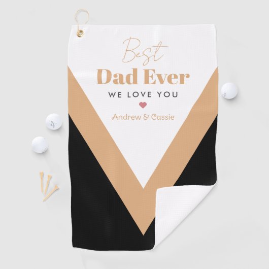 Serviette De Golf Meilleur papa (En situation)