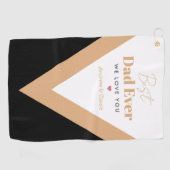 Serviette De Golf Meilleur papa (Horizontal)