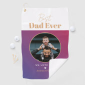Serviette De Golf Meilleur papa (En situation)