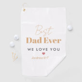 Serviette De Golf Meilleur papa (En situation)