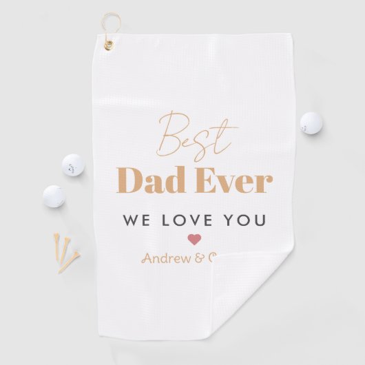 Serviette De Golf Meilleur papa (En situation)