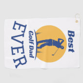 Serviette De Golf Meilleur papa de golf jamais (Horizontal)