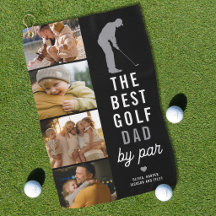 Meilleur Papa de Golf par Collage Photo Par 4 Golf
