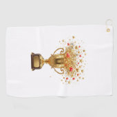 Serviette De Golf Meilleur Papa du Monde (Horizontal)