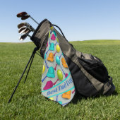 Serviette De Golf Meilleur Papa Ever (Vert)
