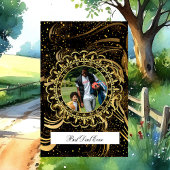 Serviette De Golf Meilleur Papa Jamais Calligraphie Moderne Or Léafé