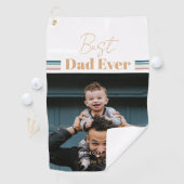 Serviette De Golf Meilleur papa jamais Nous t'aimons (En situation)