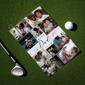 Serviette De Golf Meilleur papa Jamais Script Fête des pères Photo C