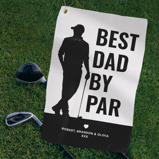 Serviette De Golf Meilleur papa moderne par Fête des pères