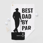 Serviette De Golf Meilleur papa moderne par Fête des pères (En situation)