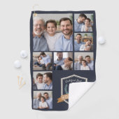 Serviette De Golf Meilleur Papa Par | Collage de photos (En situation)