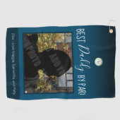 Serviette De Golf Meilleur papa par Fête des pères Photo (Horizontal)