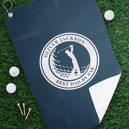 Serviette De Golf Meilleur papa par Par Fête des pères Cadeau
