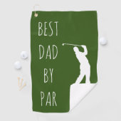 Serviette De Golf Meilleur papa par Par Funny Golf Golf (En situation)