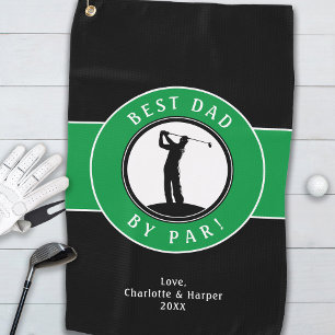 Serviette De Golf Meilleur papa Par Par Par Elegant Sports Golfer Pe