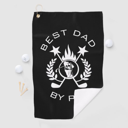 Serviette De Golf Meilleur papa par Par Père's Cadeau de golf (En situation)