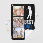 Serviette De Golf Meilleur papa Par Par Photo Fête des pères (En situation)